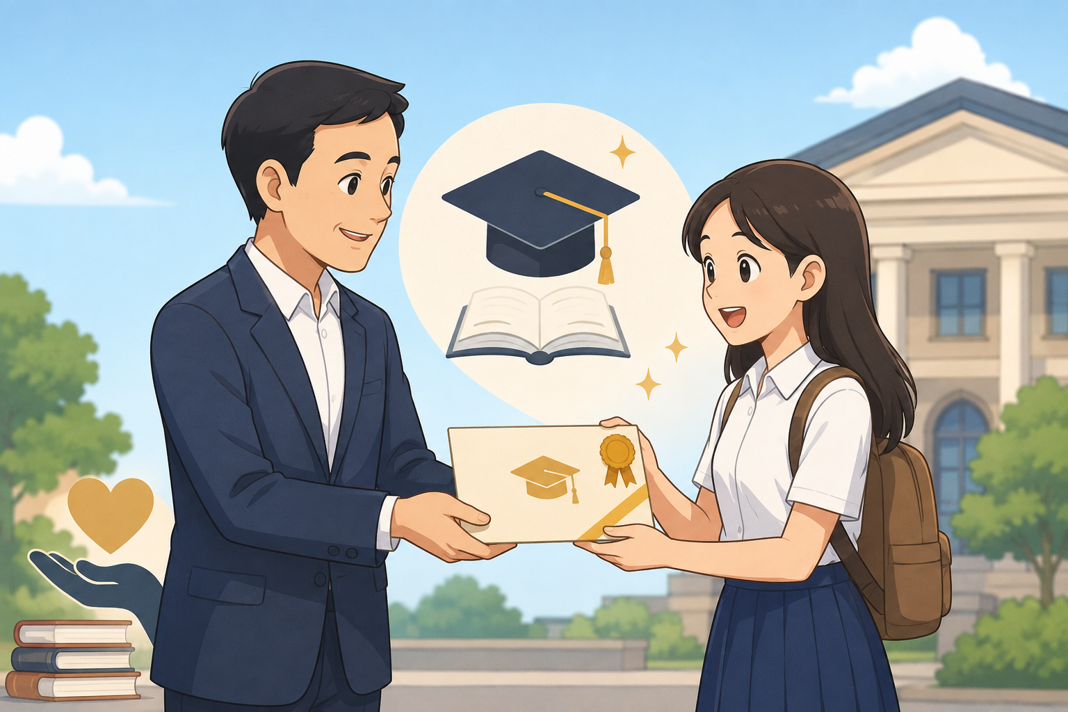 Memberikan Beasiswa